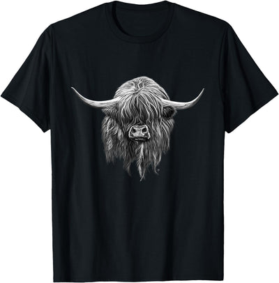 Scottish Highland Cows by Brodyquixote Hamish the Cow T-Shirt
