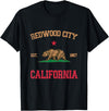 Redwood City California CA Designs Redwood City California T-Shirt - Black