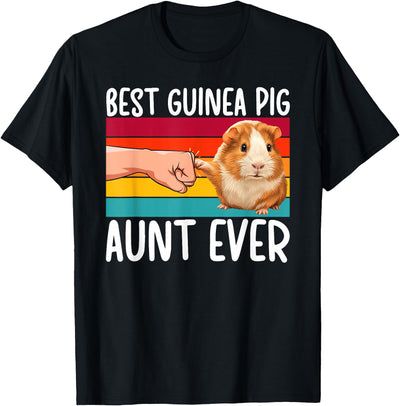 Best Guinea Pig Aunt Ever Owner Lover T-Shirt