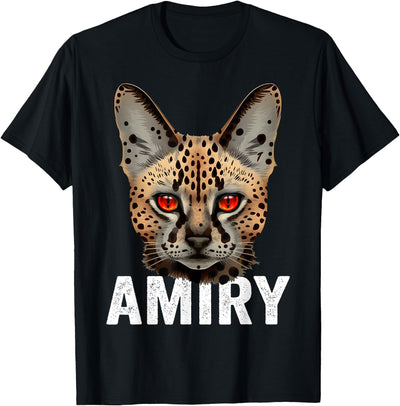 Mountain Lion Ohio Wild Cat Amiry Serval Cat T-Shirt