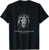 Retro Faith Based Lion Cross Father Day tee Fatherhood is Kingdom Work Retro Faith Based Lion Cross T-Shirt - Black