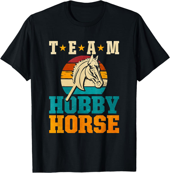 Hobby Horsing Team Hobby Horse T-Shirt - Black