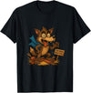 Three Hero Pigs Storytime Legends Bad Wolf in personalized costume 3 Pigs on the back T-Shirt - Black