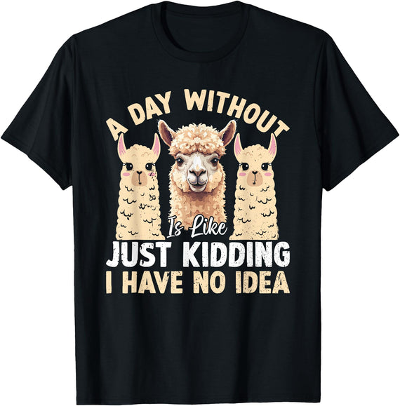 Funny Alpaca Quotes Alpaca Farmer Funny Llama Quotes Funny Alpaca Alpaca Farmer T-Shirt - Black