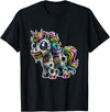Cool Zombie Horror and Halloween Designs Scary Zombie Unicorn Scary Halloween Horror Monster Design T-Shirt - Black