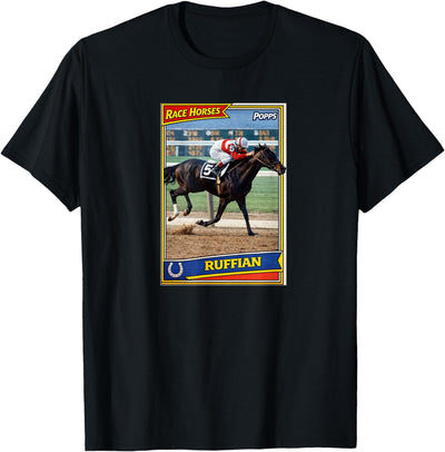 Handicapping Horse Gear Ruffian Horse, Horse Racing, Santa Anita Del Mar Race Horses T-Shirt
