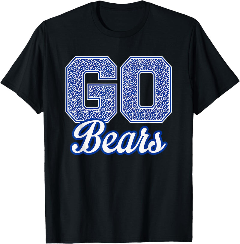 Pleasant Valley Bears Official High School Gear Pleasant Valley Bears GO! School Pride T-Shirt - Black