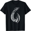 Vintage Hawaii Tribal Fish Hook Hawaiian Maori Hawaii Tribal Fish Hook Hawaiian Polynesian Maori Vintage T-Shirt - Black