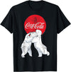 Coca-Cola Christmas Polar Bears Classic Logo T-Shirt - Black