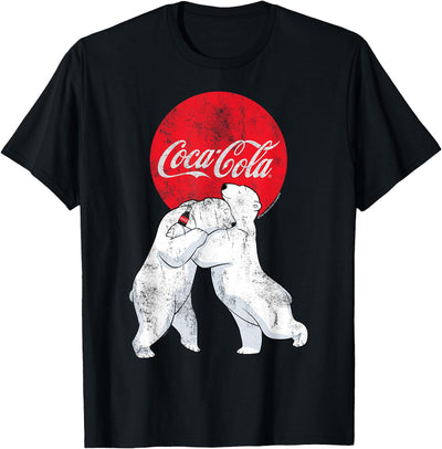 Coca-Cola Christmas Polar Bears Classic Logo T-Shirt