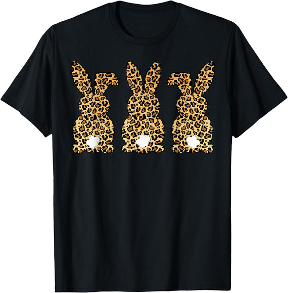 Spring Rabbit Animal Print T-Shirt in As Pictured