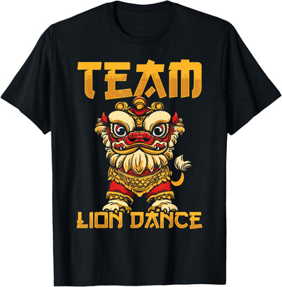 Lion Dance Lunar New Year Chinese T-Shirt