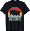 Catch Some Rays Vintage Retro Tardigrade Microbiology Water Bear T-Shirt - Black
