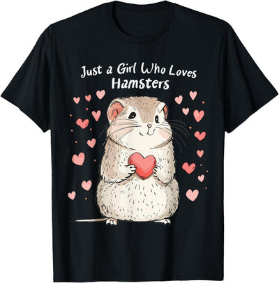 Cute Hamster Lovers Gift This Girl Loves Her Hamster T-Shirt