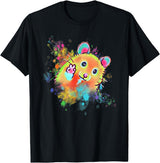 Funny Hamster T for Boys, Girls, Men, Women & Kids Hamster T-Shirt - Black