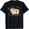 Guinea Pigs Rule World's Best Guinea Pig Dad T-Shirt T-Shirt - Black