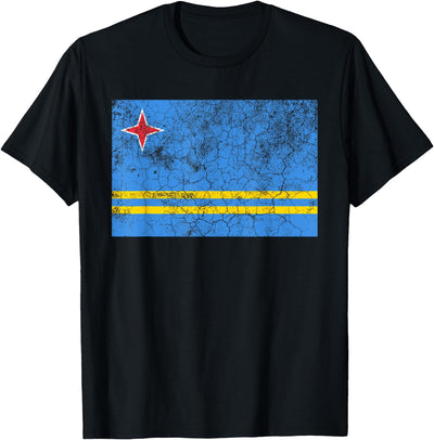 Aruba Flag National Souvenir Pride Gift Country Roots T-Shirt