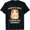 Best & Fun Guinea PIg Designs Funny World's Best Guinea Pig Grandpa Granddad T-Shirt - Black