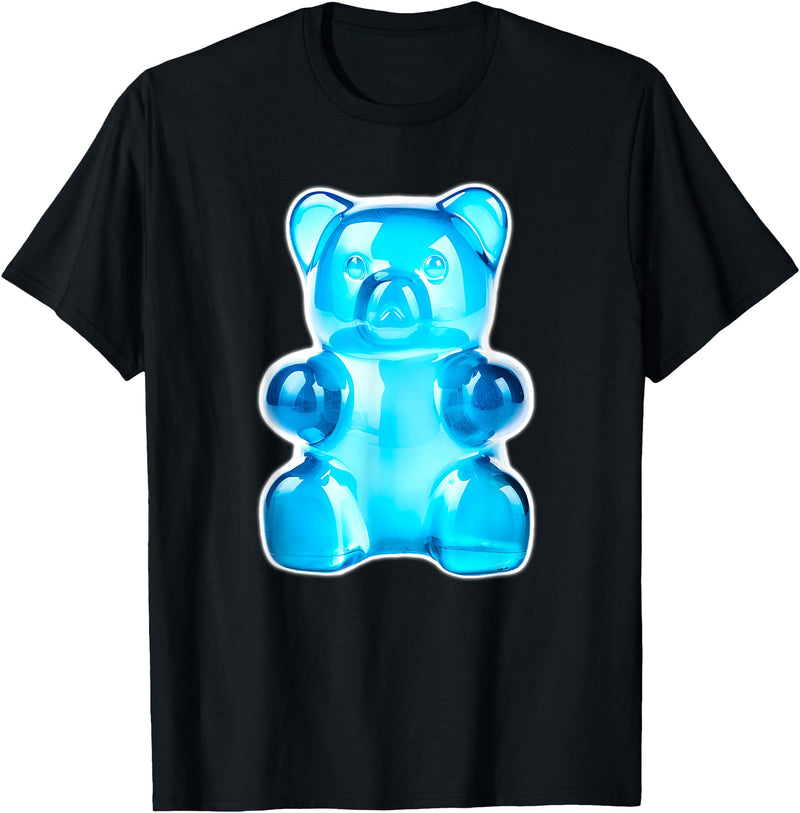 Urban Empyre Blue Gummy Bear Candy T-Shirt - Black