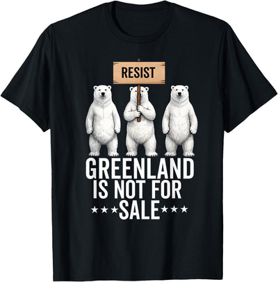 Greenland is not for sale Merch Greenland is not for Sale Polar Bear Greenland Denmark T-Shirt