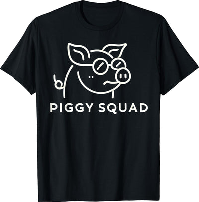 Piggy Squad Cute Pig Design for Animal Lovers T-Shirt