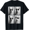 Funny Animal Selfie Booth Tee Cool Llamas Sunglasses Jungle Animal Meme Selfie Booth T-Shirt - Black