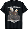 Jackie and Shadow Bald Eagle Family Tee Jackie and Shadow Sunny and Gizmo Big Bear Lake 2025 T-Shirt - Black