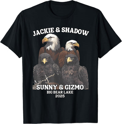Jackie and Shadow Sunny and Gizmo Big Bear Lake 2025 T-Shirt