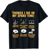 Horseshoes Gift & Throwing Horseshoes Apparel Horseshoes Things I Do In My Spare Time Horseshoe Pitching T-Shirt - Black