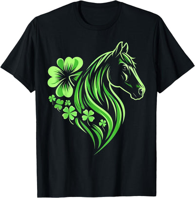 St Patricks Day Horse Lover Horse Lover St Patrick's Day T-Shirt