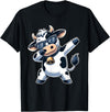 Cool Dab Cow Print Idea for Adult and Kids Cute Dabbing Cow Clothes Men Toddler Boys Farm Animal Kids T-Shirt - Black