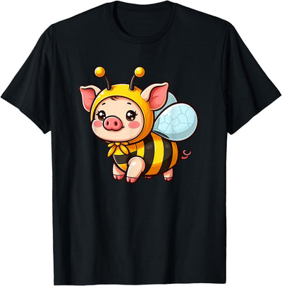 Mini Pig Bee Pet Funny Animal T-Shirt