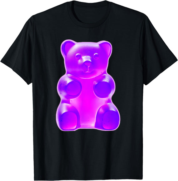 Urban Empyre Purple Gummy Bear T-Shirt - Black