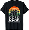 Funny Bear Hunting Lover Bear Hunter Bear Removal Technician Bear Hunting Bear Hunter T-Shirt - Black