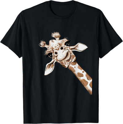 Love Giraffe Women's Wildlife Giraffe Lovers Tee for Children Girls T-Shirt