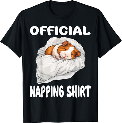 Guinea Pig Official Napping Pajamas Nightgown T-Shirt