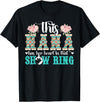 Proud Pig Show Nana Mother's Day Pig Show Nana Grandma Proud Pig Show Nana T-Shirt - Black