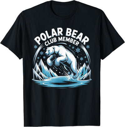 Polar Bear Club Member Unique Polar Bear Graphic T-Shirt