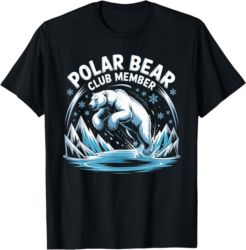 ShirtZilla Polar Bear Club Member Unique Polar Bear Graphic T-Shirt - As Pictured