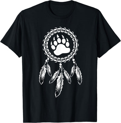Dreamcatcher Women Bear Native American T-Shirt