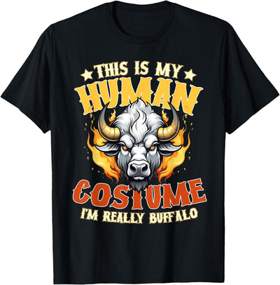 Cow Human Costume I'm Really a Buffalo T-Shirt