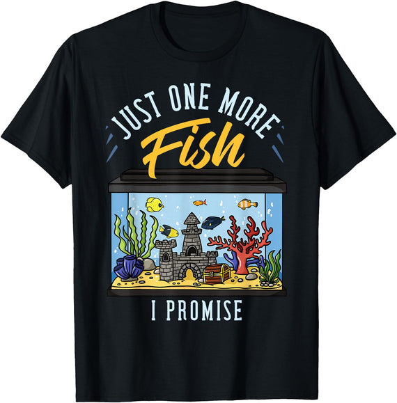 Fish Tank Aquarium Keeper Gifts Fish Tank Aquarium Gift Saltwater Aquascaping T-Shirt - Black