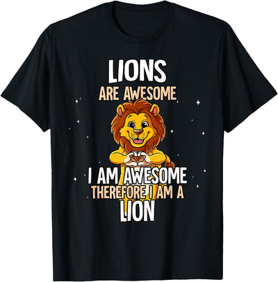 Lions are Awesome Lion T-Shirt