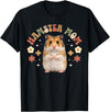 Hamster Mom Groovy Hamster Mama Hamster Owner Hamster Lover T-Shirt - Black