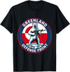Greenland Lover Stuff Greenland Defense Front Polar Bear Greenland is not for Sale T-Shirt - Black
