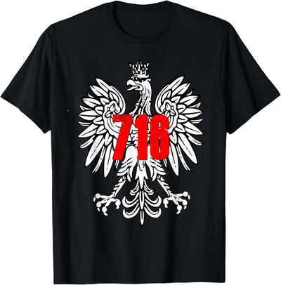 Cow Polish Falcon Eagle 716 Buffalo Ny New York T-Shirt