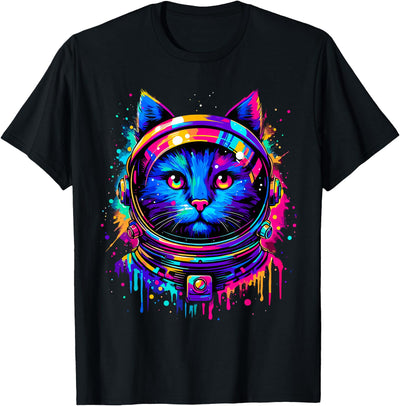 Cat Funny Astronaut Space Cat Astronaut Space Funny Cat T-Shirt