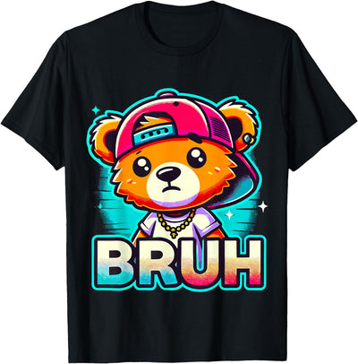 Hip Hop Teddy Bear Bruh T-Shirt