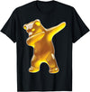 Gummy Bear TShirt Designs by ZAR Gummy Bear, Yellow Gummy Bear, Dabbing Gummy Bear T-Shirt - Black