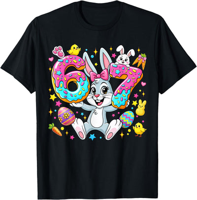 67 Meme Donut Numbers with Easter Bunny T-Shirt